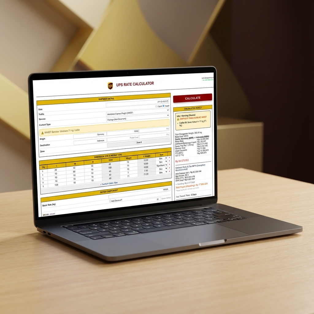 UPS Express Rate Calculator